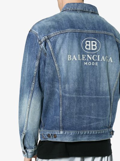 Balenciaga Embroidered BB Mode denim 