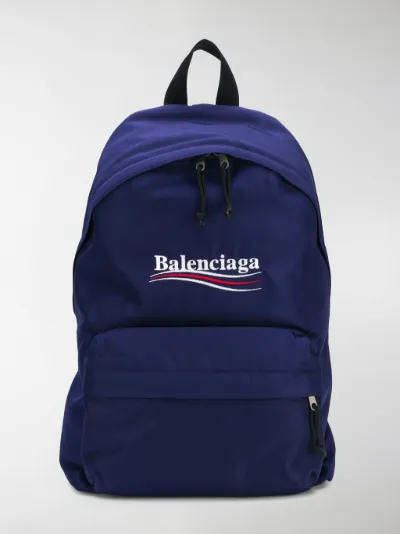 balenciaga backpack blue