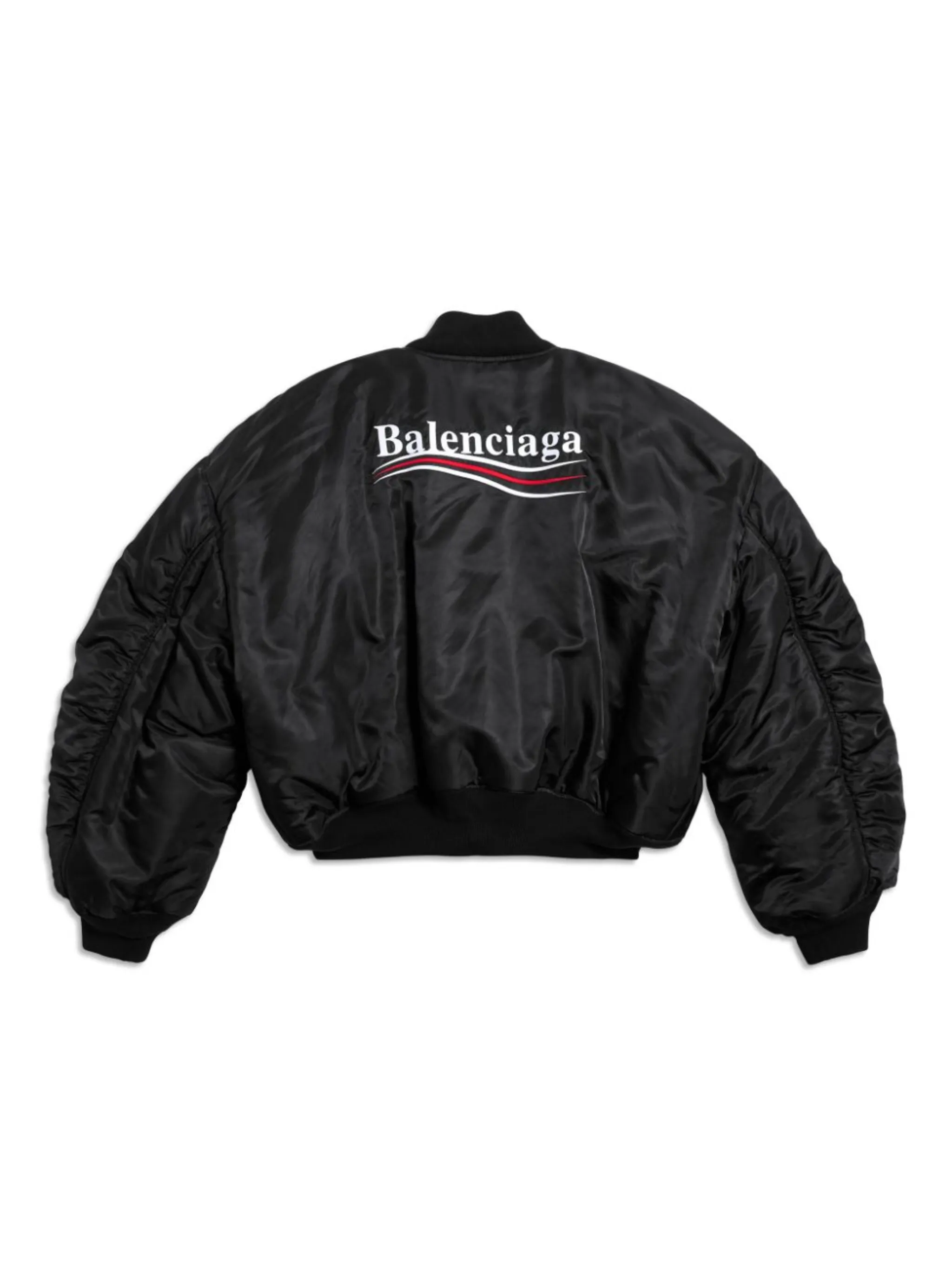 Balenciaga embroidered logo bomber jacket Eraldo KR