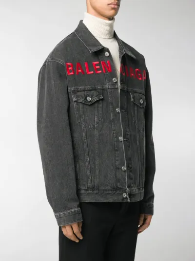 balenciaga denim jacket sale