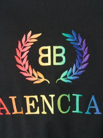 balenciaga shirt rainbow