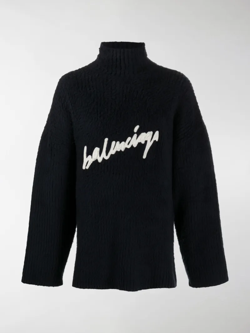 balenciaga roll neck