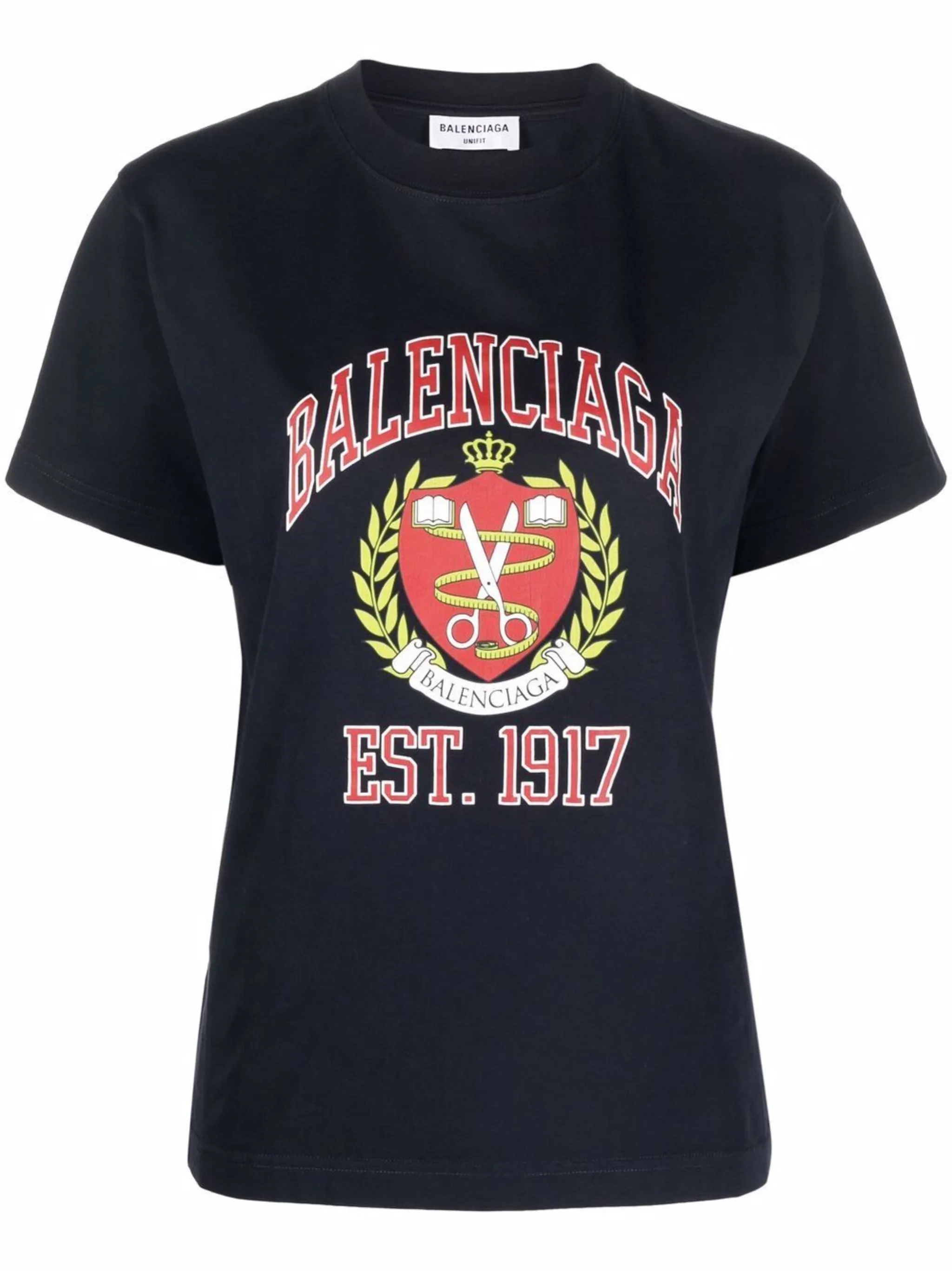 Balenciaga Est.1917 crest logo T shirt Eraldo EH