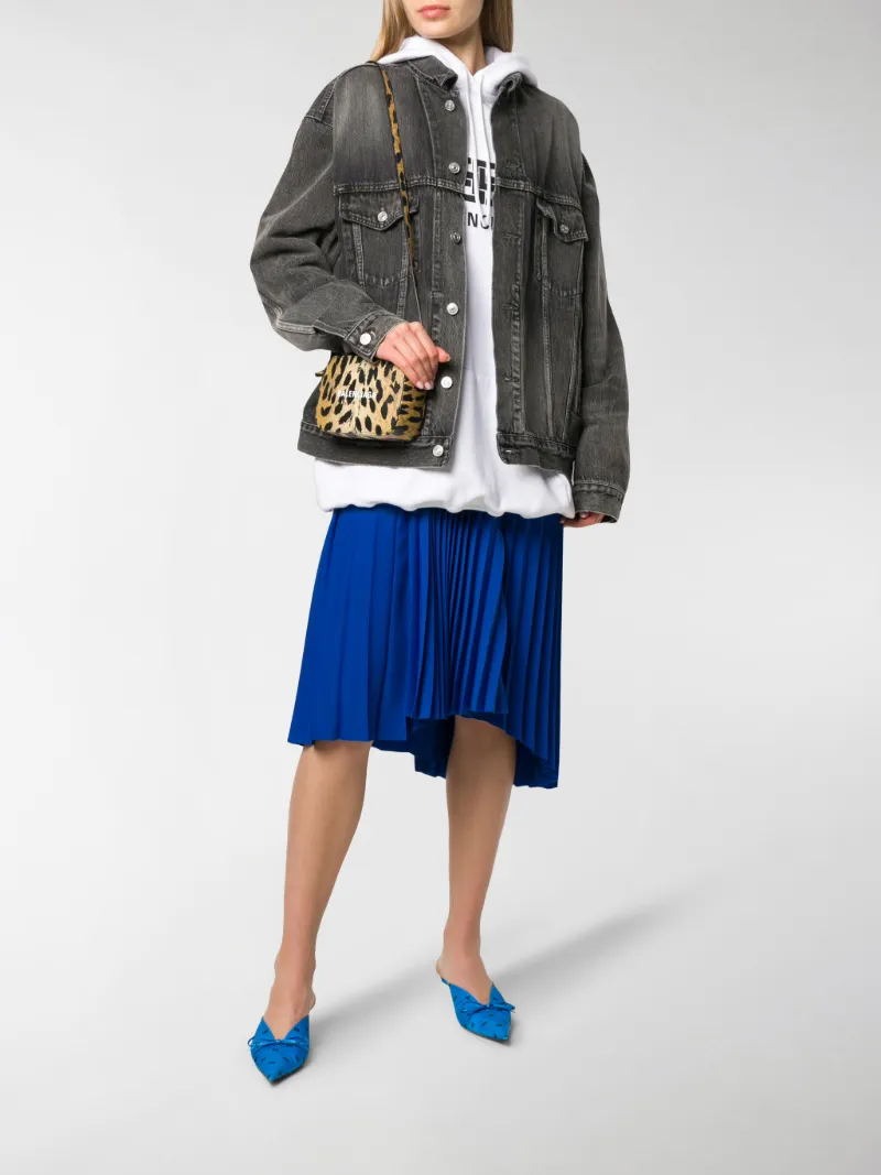 balenciaga leopard camera bag