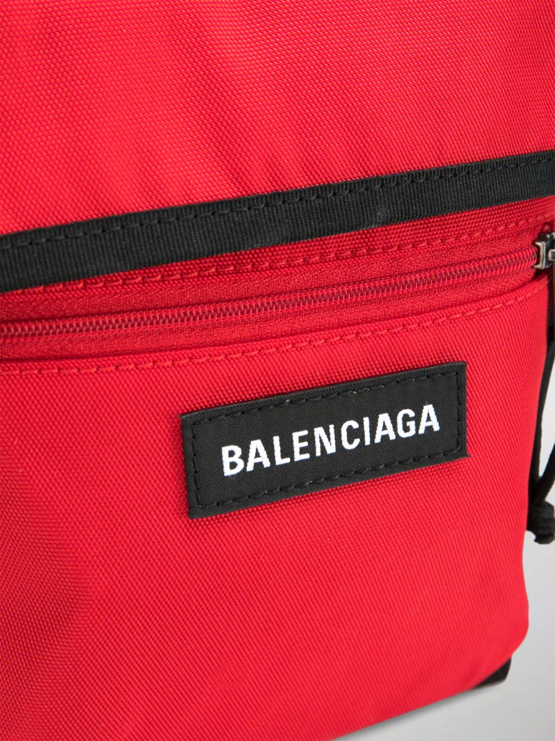 balenciaga explorer pouch red