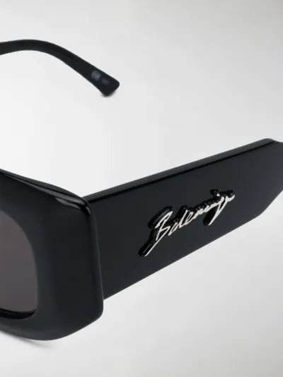 balenciaga rectangle sunglasses