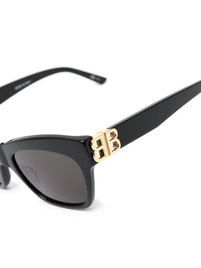 Balenciaga Eyewear Occhiali da sole cat-eye BB nero | MODES
