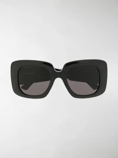 oversized square frame sunglasses