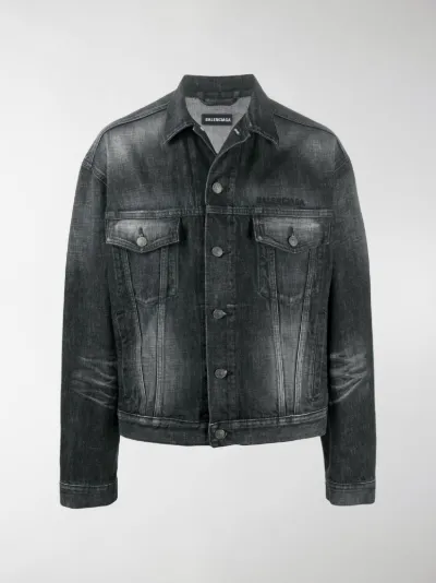 Faded grey denim jacket Clearance