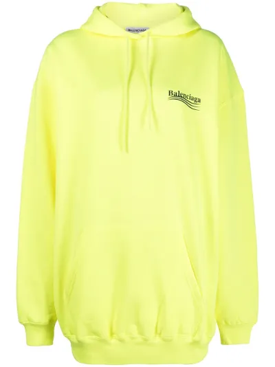 Balenciaga Felpa con stampa giallo | MODES