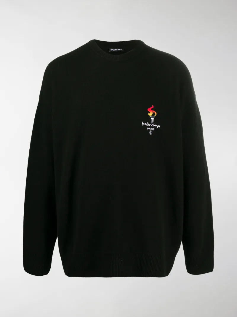 balenciaga jumper black