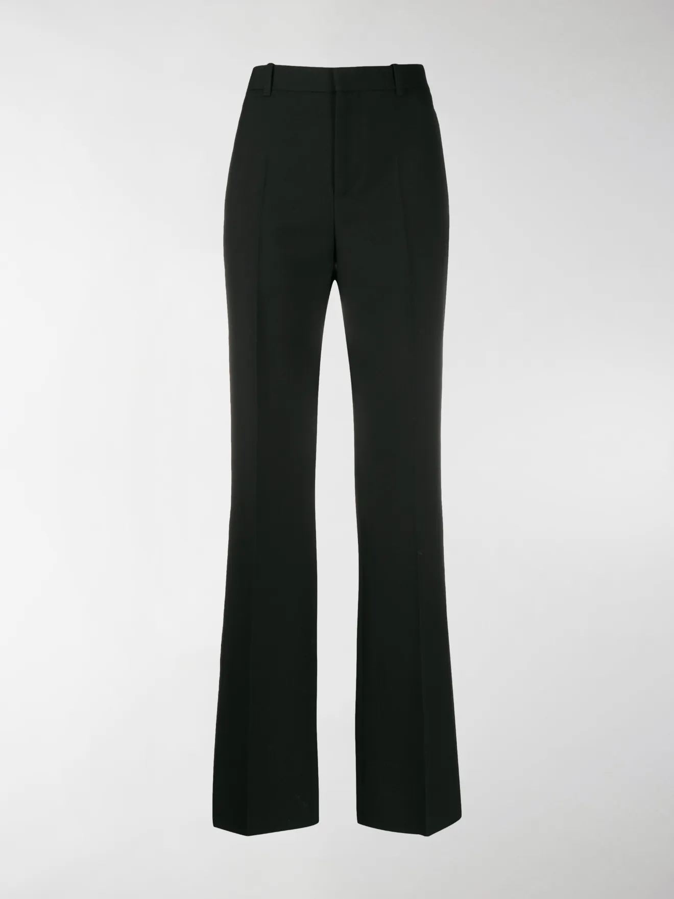 flared tailored trousers