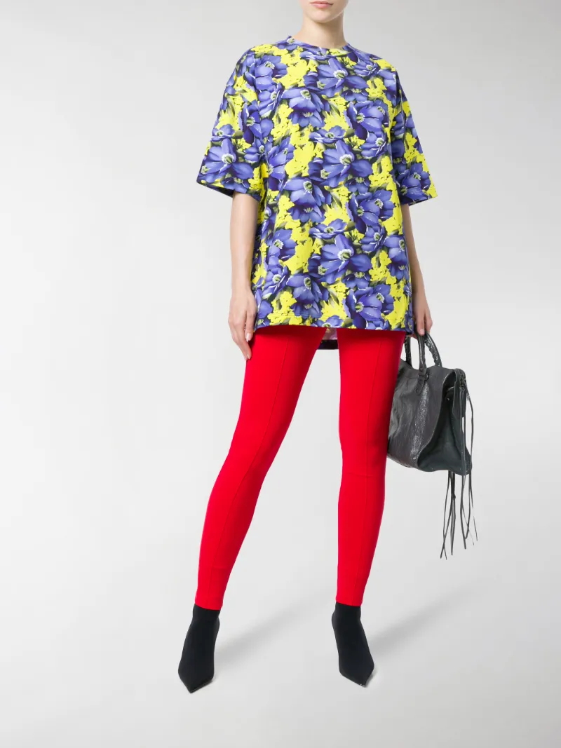 Balenciaga floral-print T-shirt 