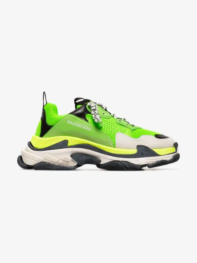 highlighter green sneakers