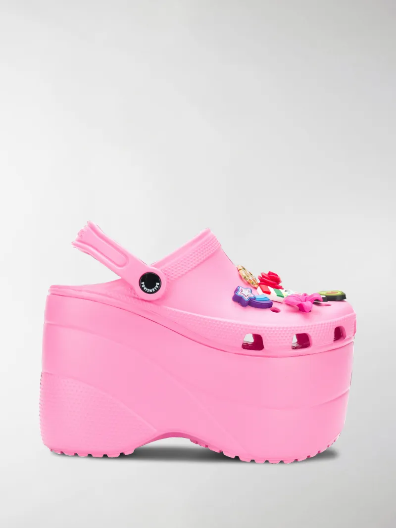 balenciaga foam platform clogs