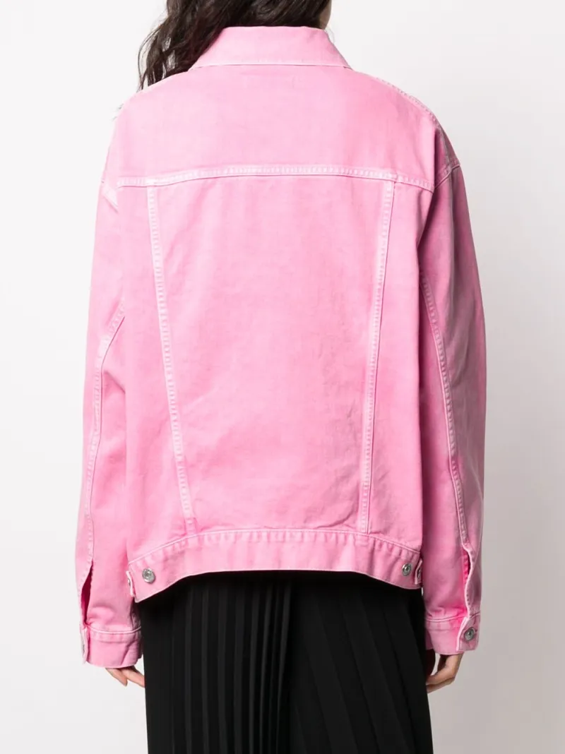 Balenciaga Giacca denim rosa | MODES