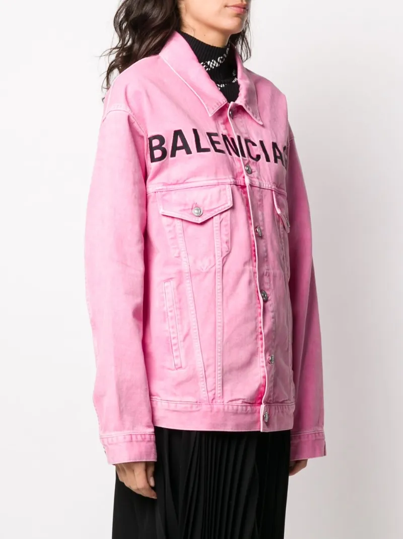 Balenciaga Giacca denim rosa | MODES