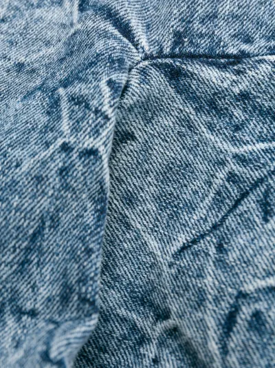 balenciaga denim skirt