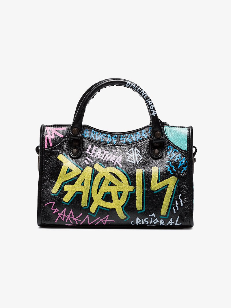 balenciaga graffiti bag