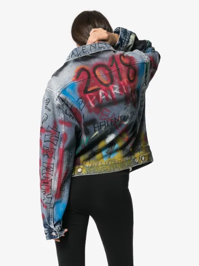 balenciaga graffiti jacket