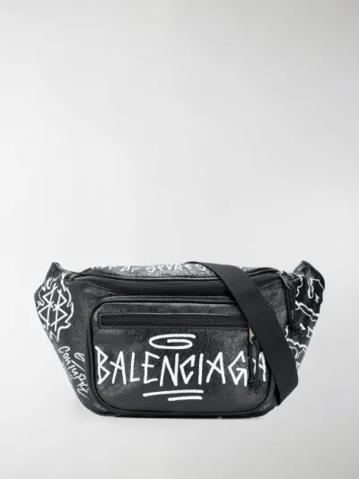 balenciaga belt bag graffiti