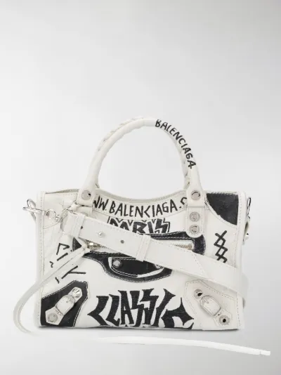 balenciaga graffiti tote bag