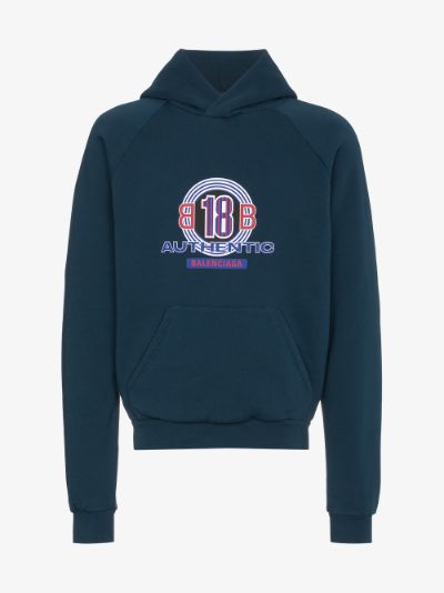 balenciaga graphic logo hoodie