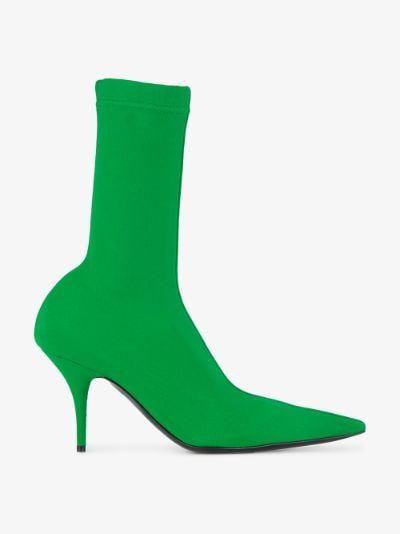 balenciaga green boots