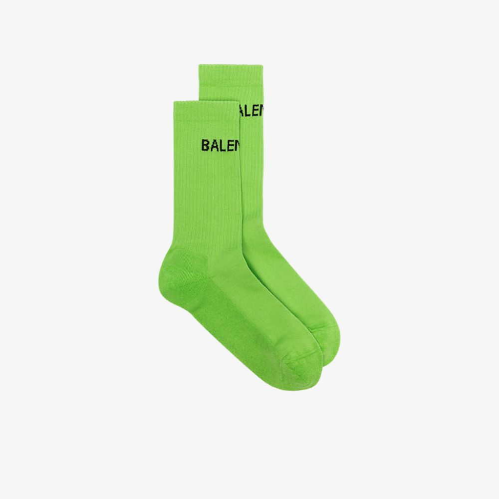 green balenciaga socks