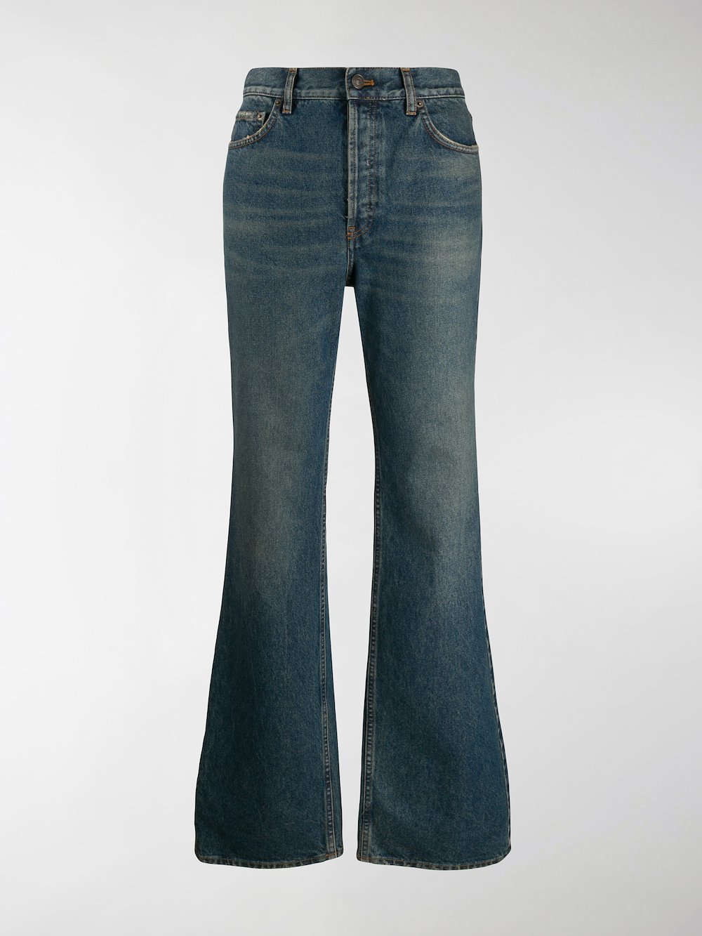 Balenciaga high-waist flare jeans blue | MODES