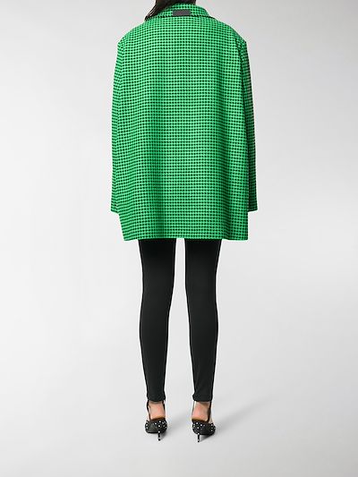 balenciaga green coat