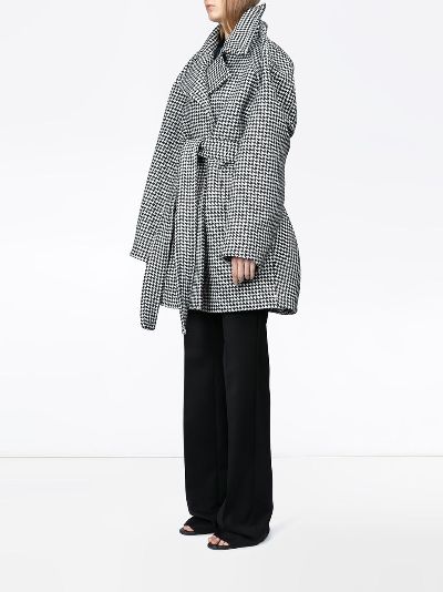 balenciaga check coat