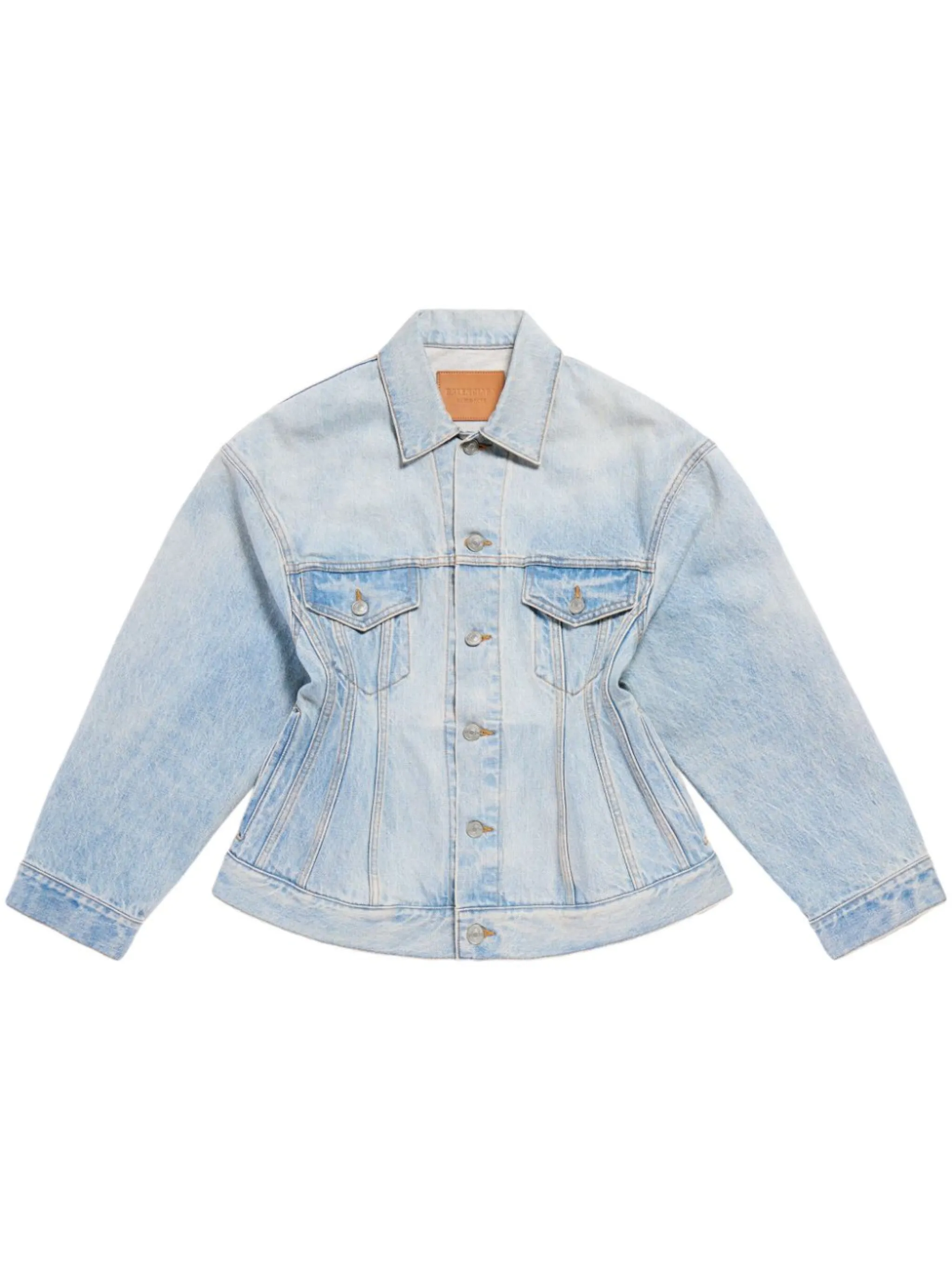 Hourglass denim jacket Balenciaga