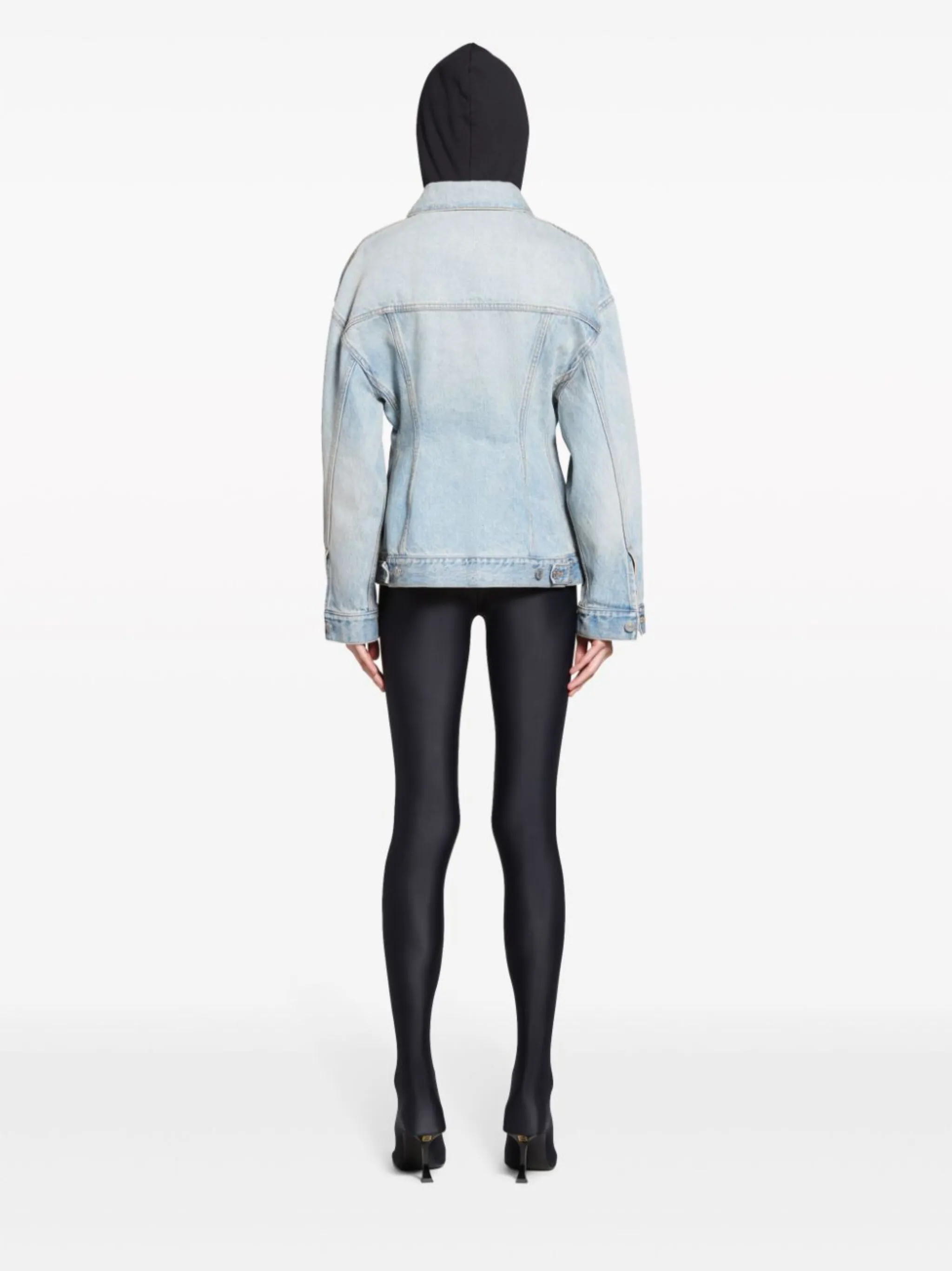 Hourglass denim jacket Balenciaga
