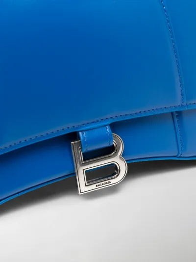 blue balenciaga hourglass bag