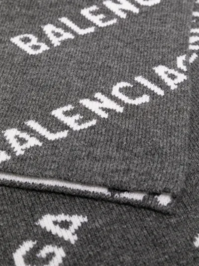 balenciaga intarsia scarf
