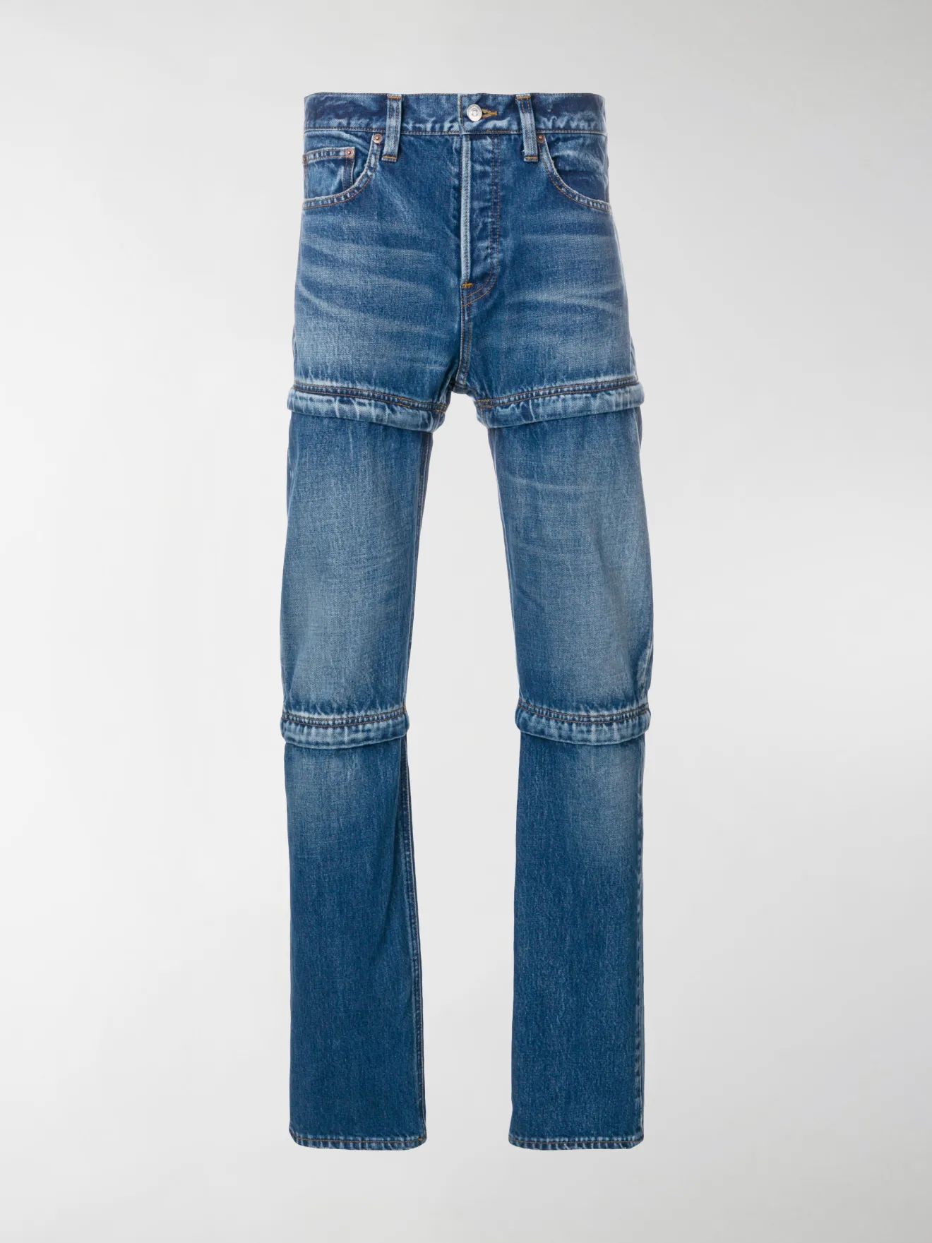 Balenciaga Jeans in tre pezzi blu | MODES