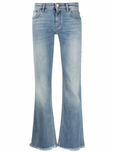 Balenciaga Jeans svasati a vita bassa blu | MODES