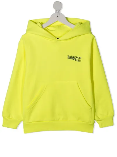 balenciaga hoodie yellow logo