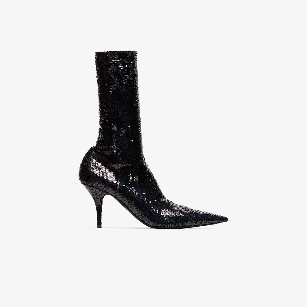 balenciaga sequin boots