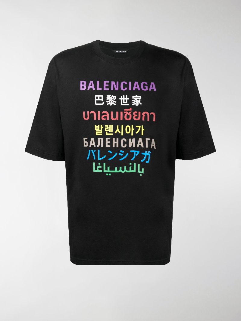 balenciaga dhl t shirt