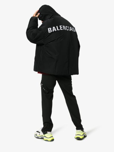 balenciaga large logo jacket