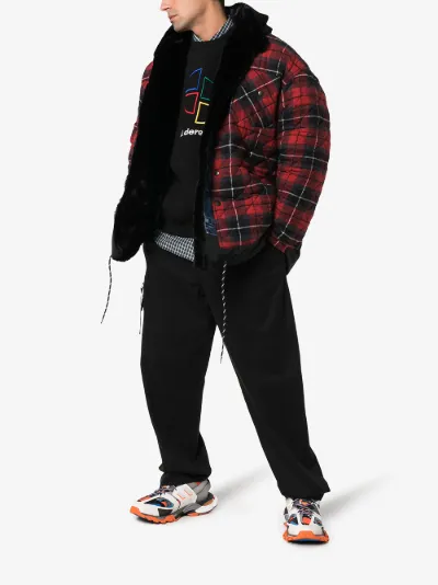 balenciaga nylon denim jacket