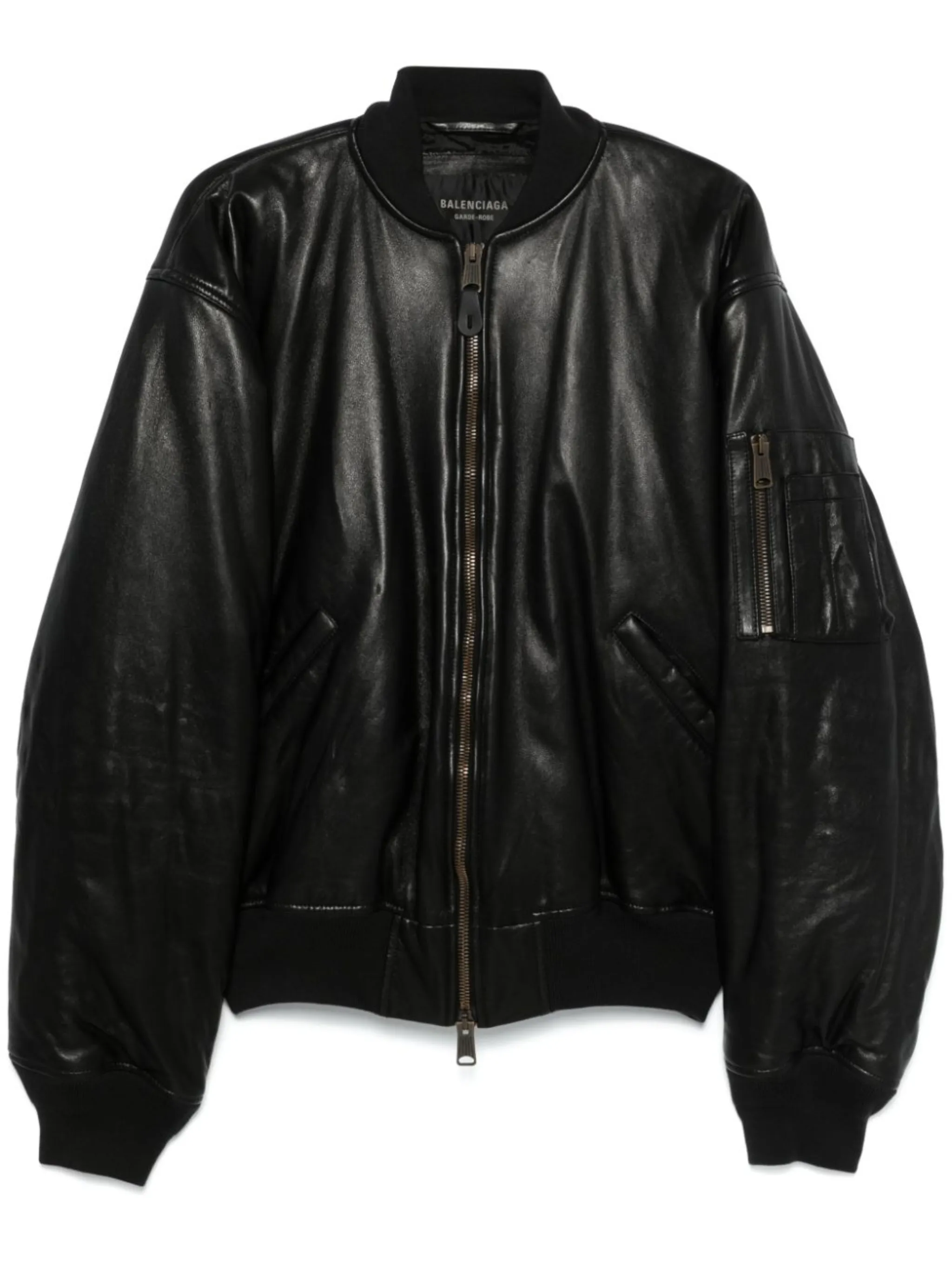 Balenciaga leather bomber jacket Eraldo NF