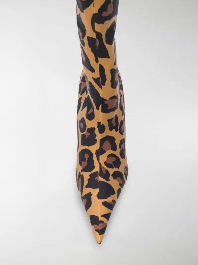 animal print sock boots