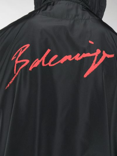 Balenciaga lipstick logo jacket black 