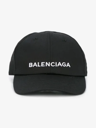 balenciaga logo baseball cap