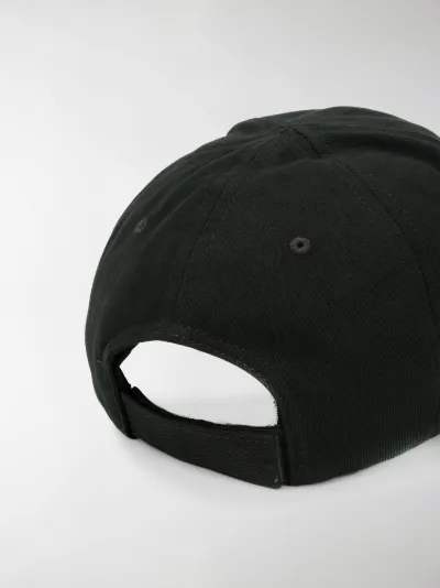 balenciaga logo embroidered cap