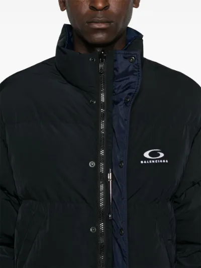 Balenciaga logo-embroidered puffer jacket | Eraldo.com MH