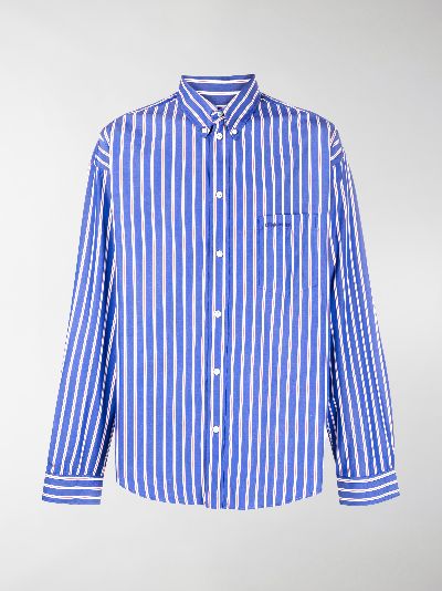 balenciaga striped shirt